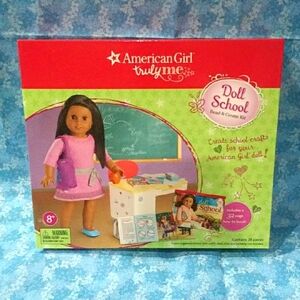 American Girl Doll School Read & Create Kit New
